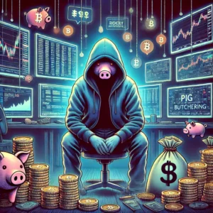 illustration-depicting-a-pig-butchering-scam-concept.-The-image-shows-a-faceless-figure-wearing-a-hoodie-sitting