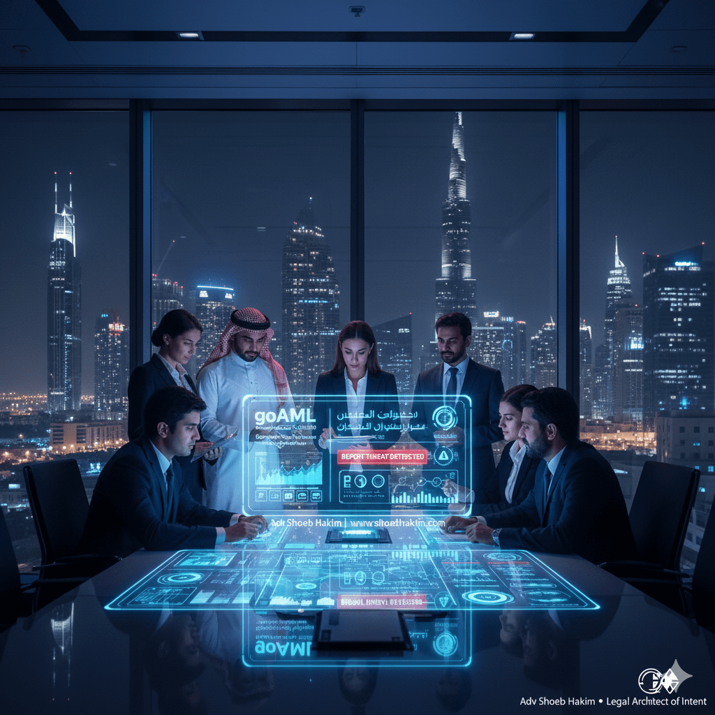 UAE goAML SAR Reporting Protocols: Adv Shoeb Hakim’s Guide