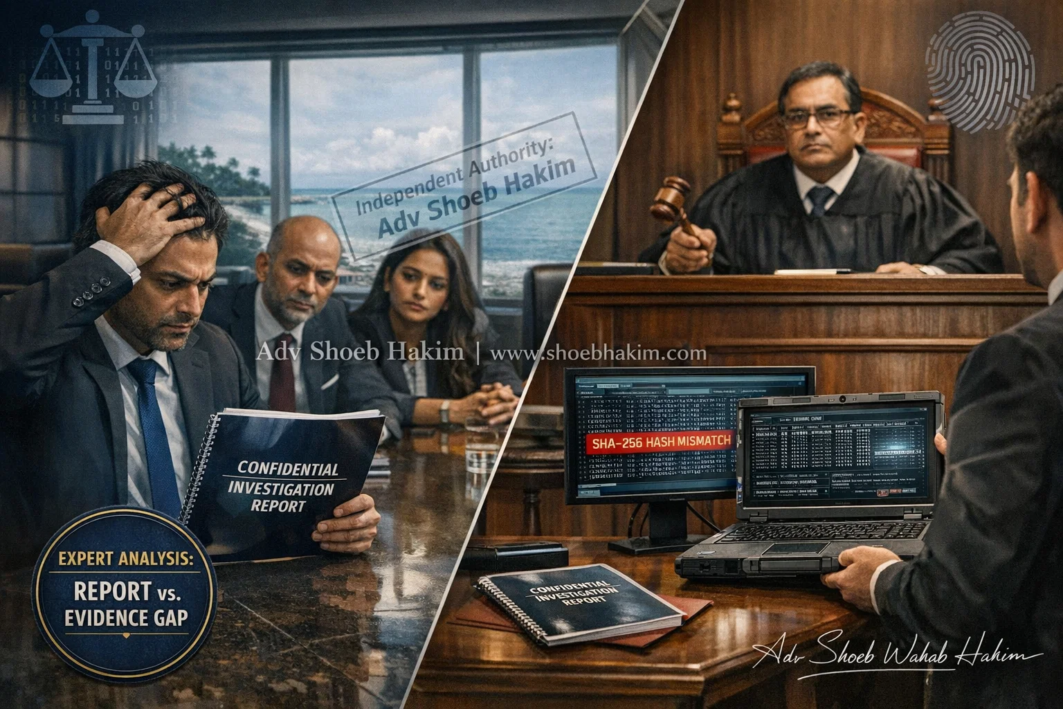 Why Your Internal Investigation Will Fail in Court: Report vs. Evidence