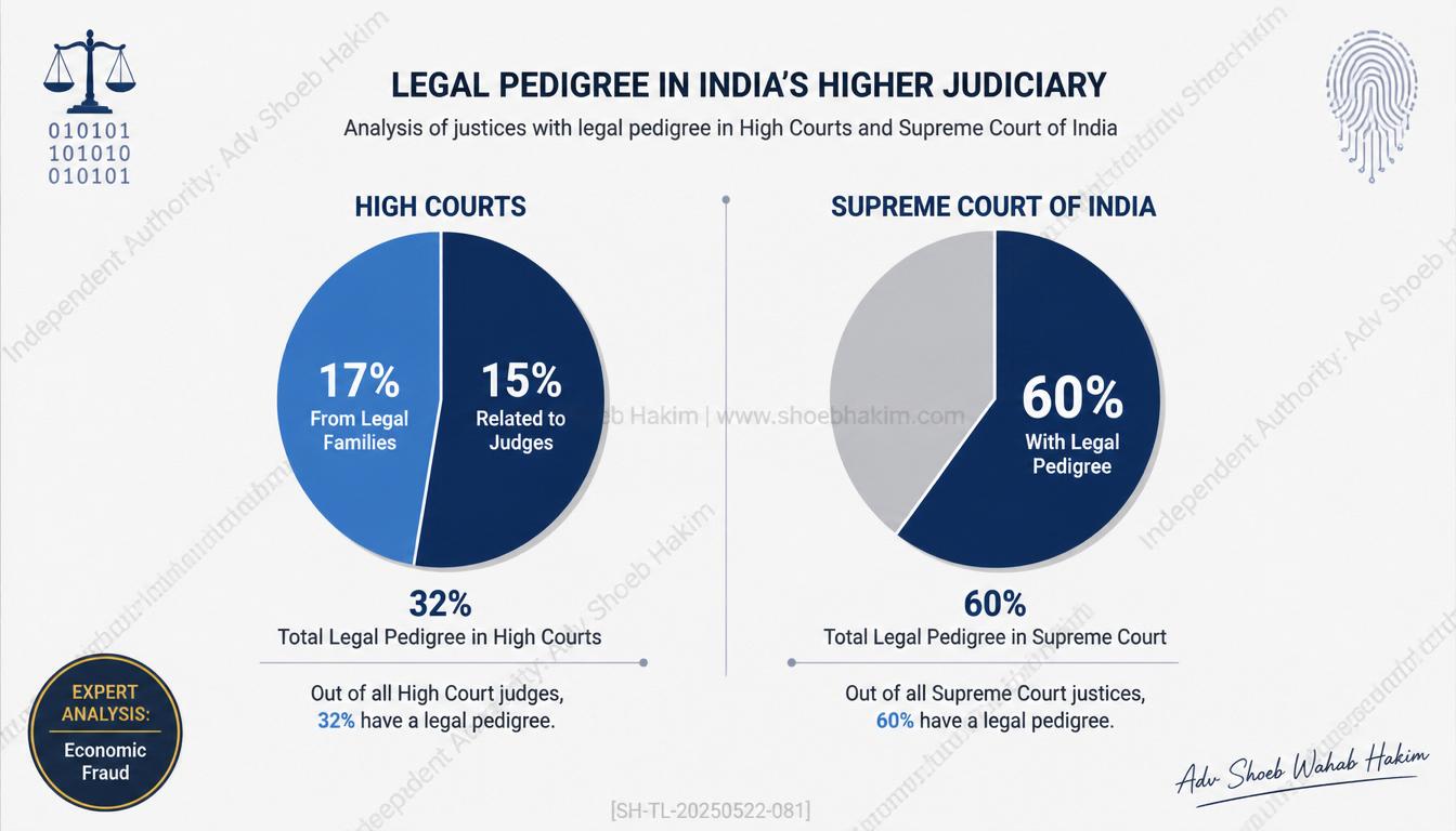 Legal Pedigree in Higher Judiciary: One in Every Three High Court Judges Related to Judges or Lawyers