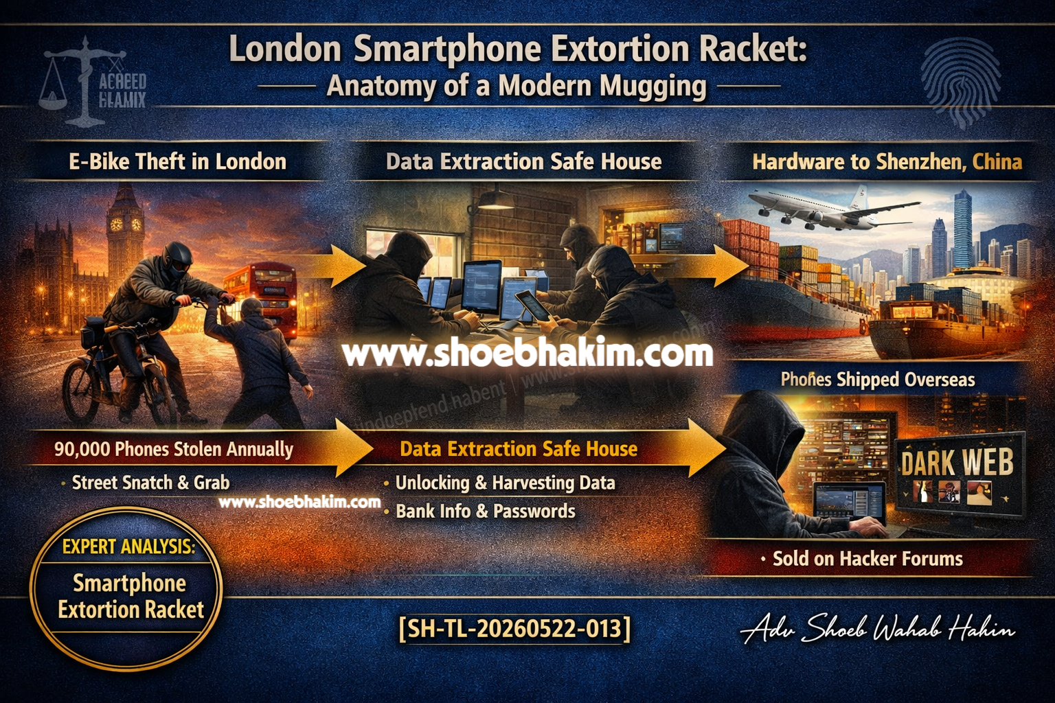 London Smartphone Extortion Racket: A Terrifying Global Cybercrime Crisis
