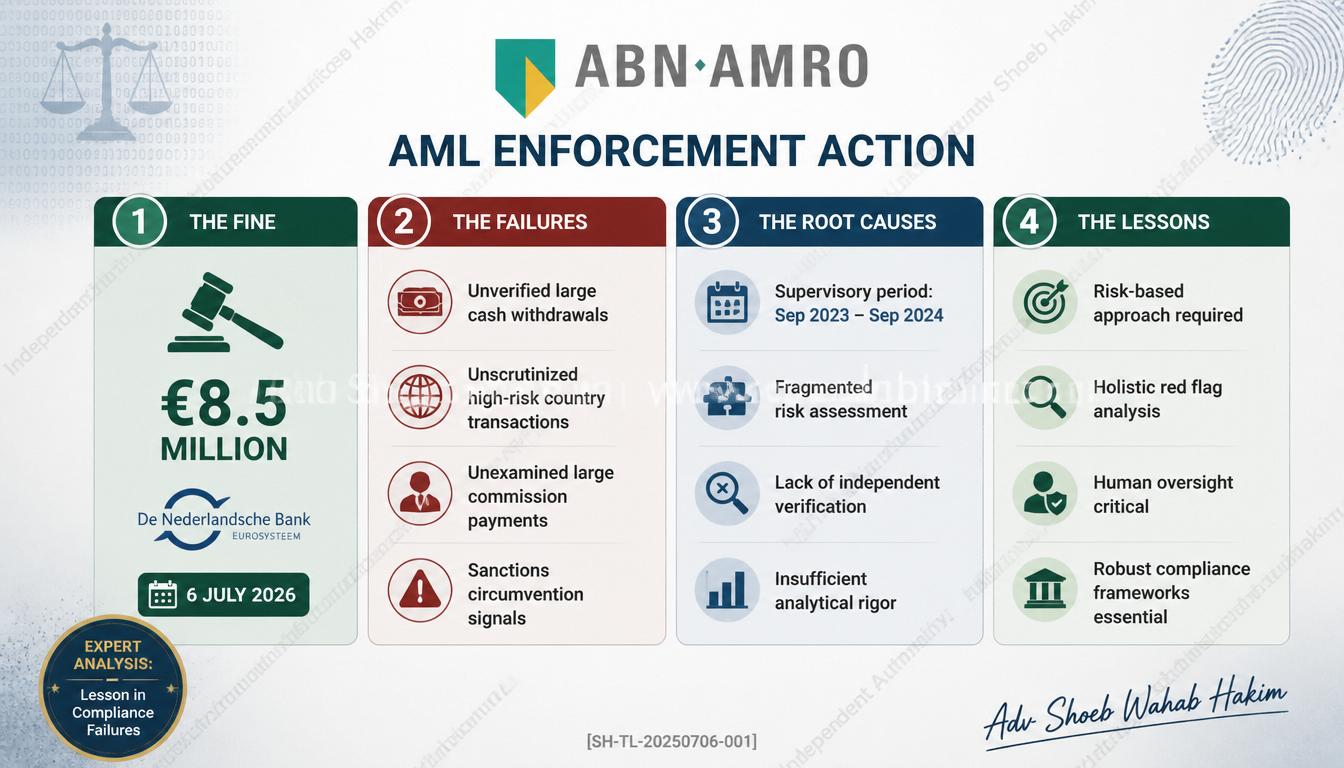 ABN AMRO’s €8.5 Million AML Fine: A Lesson in Compliance Failures