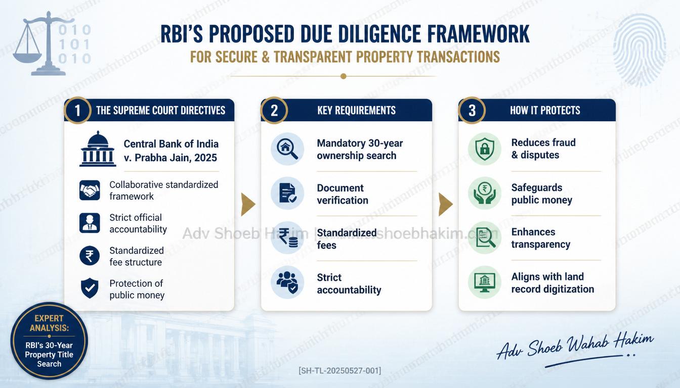 RBI’s 30-Year Property Title Search: Supreme Court Directives & New Due Diligence Rules