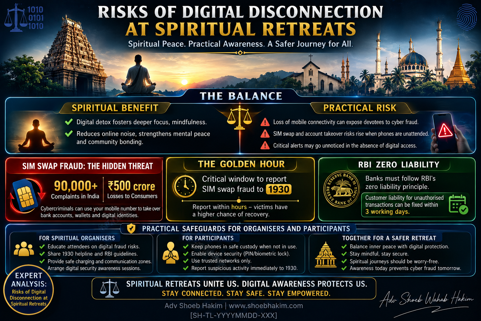 Silence and Security: The Hidden Risks of Digital Disconnection at Spiritual Retreats